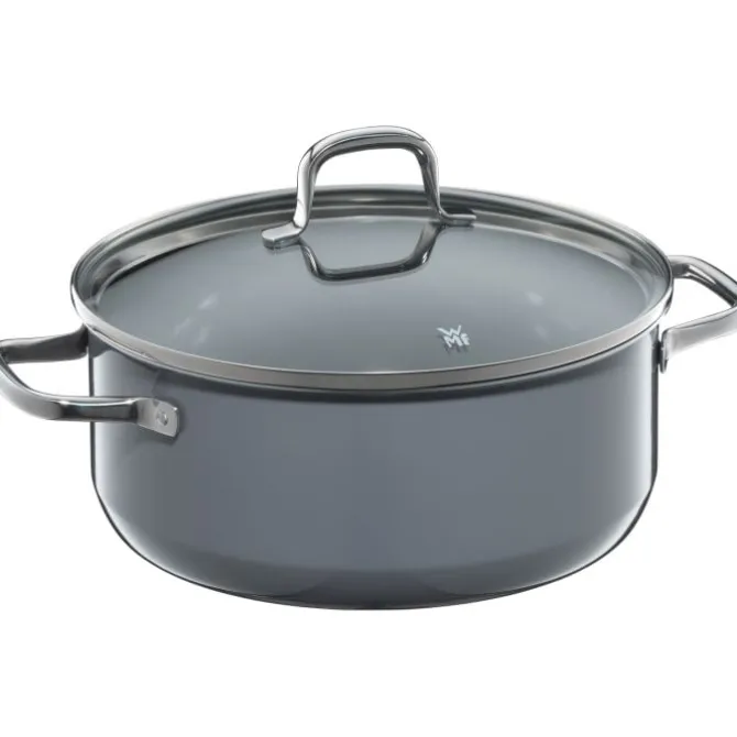 Töpfe | WMF Fusiontec Essential Bratentopf mit Deckel, 24 cm, Calm Grey