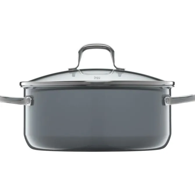 Töpfe | WMF Fusiontec Essential Bratentopf mit Deckel, 24 cm, Calm Grey