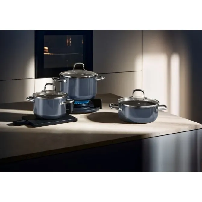 Töpfe | WMF Fusiontec Essential Bratentopf mit Deckel, 24 cm, Blueberry