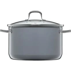 Töpfe | WMF Fusiontec Essential Kochtopf mit Deckel, 24 cm Calm Grey