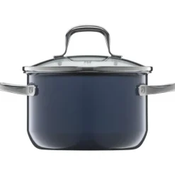 Töpfe | WMF Fusiontec Essential Kochtopf mit Deckel, 16 cm Blueberry
