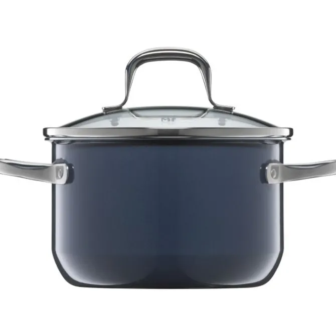 Töpfe | WMF Fusiontec Essential Kochtopf mit Deckel, 16 cm Blueberry