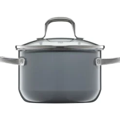 Töpfe | WMF Fusiontec Essential Kochtopf mit Deckel, 16 cm, Calm Grey