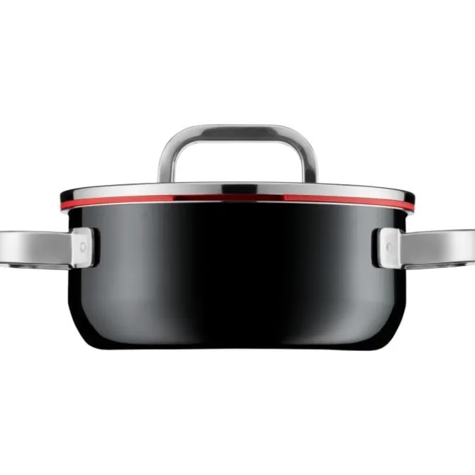 Töpfe | WMF Fusiontec Functional Topfset 3-teilig, mit Glasdeckel, Black