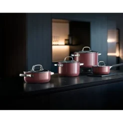 Töpfe | WMF Fusiontec Mineral Kochtopf mit Deckel, 16cm, Rose Quartz