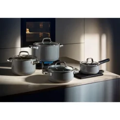 Töpfe | WMF Fusiontec Mineral Kochtopf mit Deckel, 16cm, Platinum