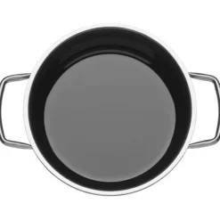 Töpfe | WMF Fusiontec Mineral Kochtopf mit Deckel, 16cm, Platinum
