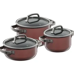 Töpfe | WMF Fusiontec Mineral Topf-Set 3-teilig, Rose Quartz