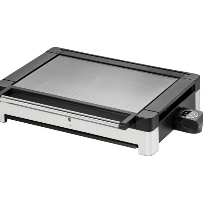 Grills & Zubehör | Gemeinsam Genießen | WMF Lono Tischgrill gerippt mit Glasdeckel