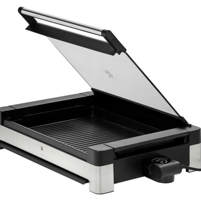 Grills & Zubehör | Gemeinsam Genießen | WMF Lono Tischgrill gerippt mit Glasdeckel