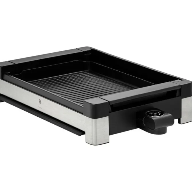 Grills & Zubehör | Gemeinsam Genießen | WMF Lono Tischgrill gerippt mit Glasdeckel