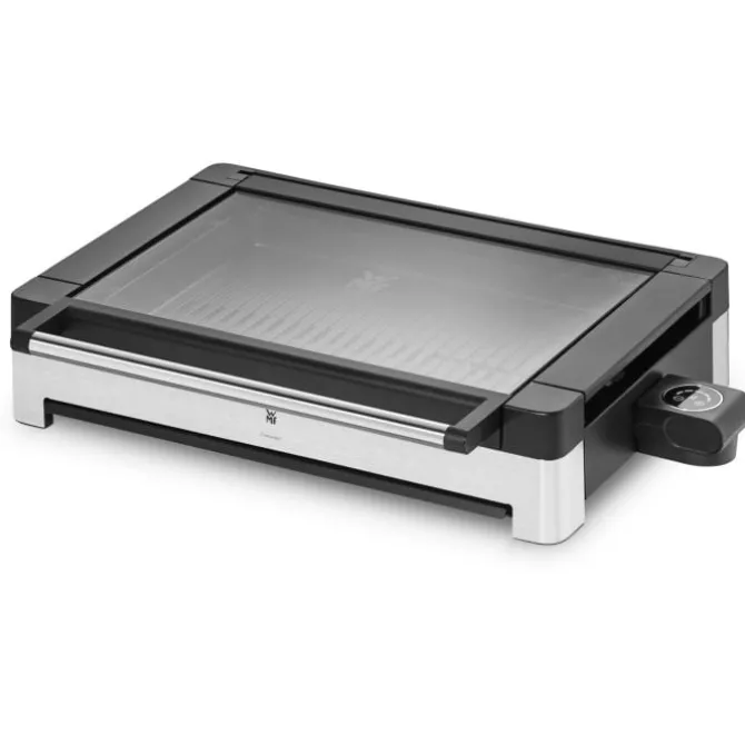 Grills & Zubehör | Gemeinsam Genießen | WMF Lono Tischgrill gerippt mit Glasdeckel