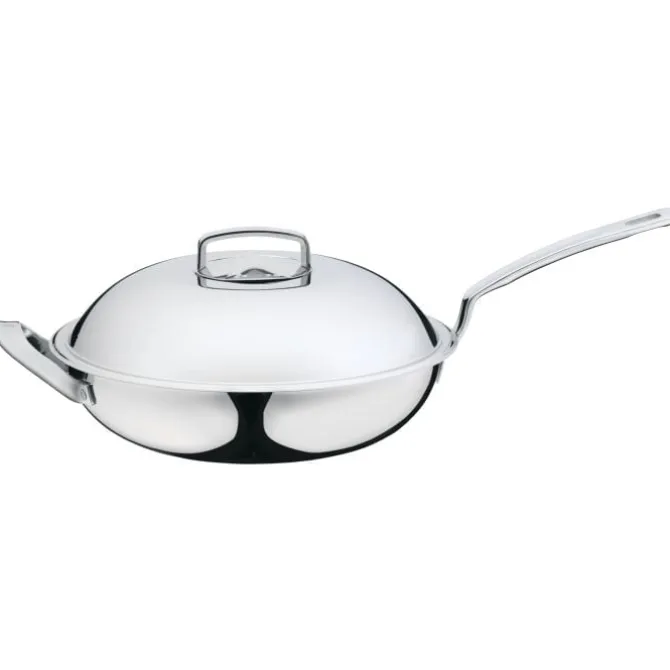 Pfannen | WMF Wok mit Edelstahldeckel, 32 cm